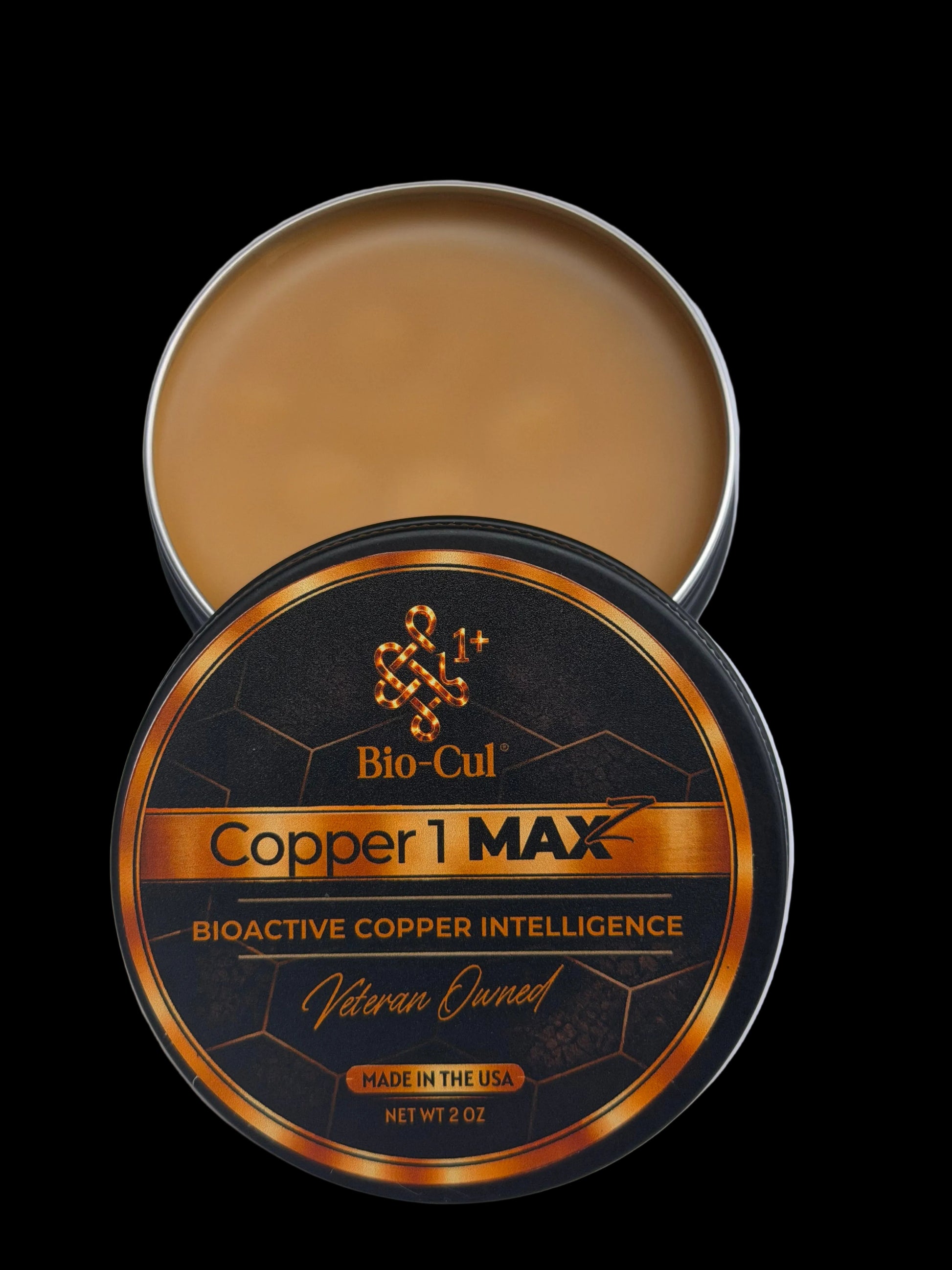 2 oz open face copper topical